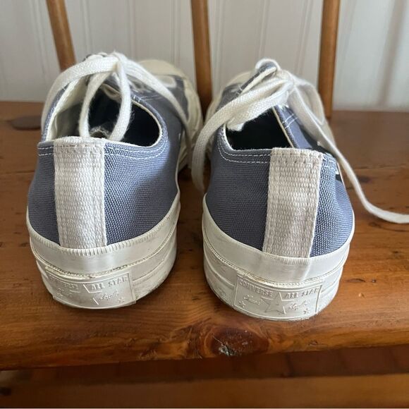 COMME DES GARÇONS PLAY CONVERSE CHUCK TAYLOR LOW GREY 9 - Picture 7 of 12